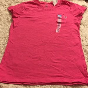 Pink girls T-shirt vneck size XL14